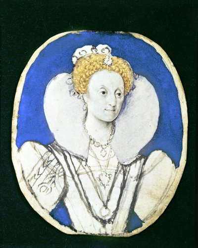 Portrait of Elizabeth I by Isaac Oliver